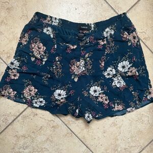 Torrid Teal Floral Women's Shorts